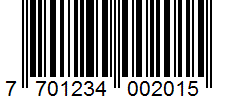 Imagen 1 Código de Barras