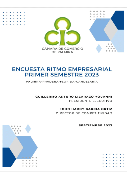 Imagen Encuesta Ritmo Empresarial Primer Semestre de 2023